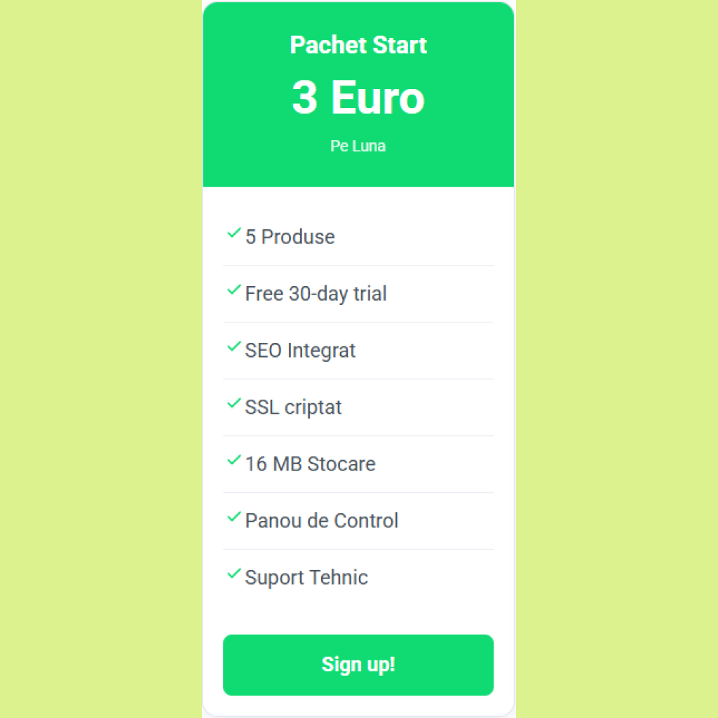 Pachet Start